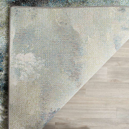 Safavieh Glacier Gla123B Blue / Multi Organic / Abstract Area Rug