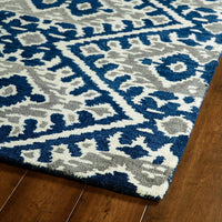 Kaleen Global Inspirations Glb01 Blue (17) Southwestern Area Rug