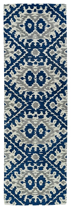 Kaleen Global Inspirations Glb01 Blue (17) Southwestern Area Rug