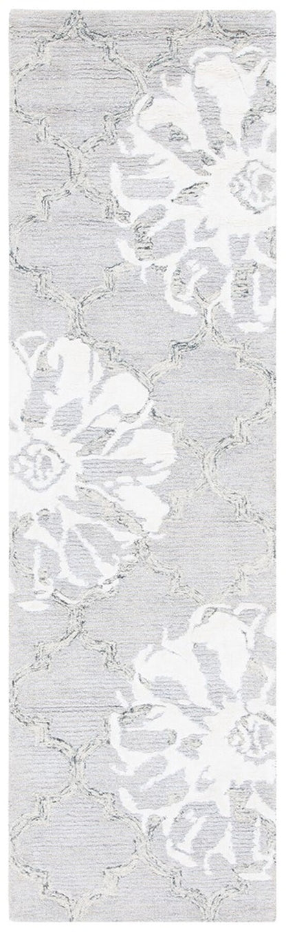 Safavieh Glamour Glm662F Silver/Ivory Area Rug