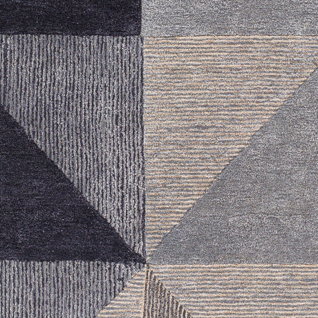 Surya Glasgow Gls-2300 Light Gray, Medium Gray, Navy, Pale Blue Rugs.