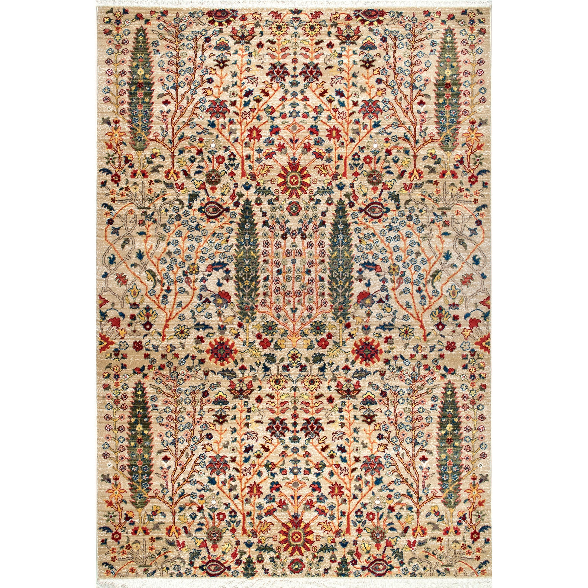 Nuloom Dasilva Tribal Nda2147B Olive Area Rug