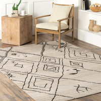 Nuloom Luciana Tribal Nlu1427A Beige Area Rug