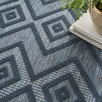 Nourison Versatile Nrv01 Navy Blue Area Rug