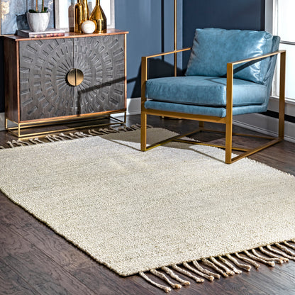 Nuloom Alejandra Flatwoven Nal1907A Off White Area Rug