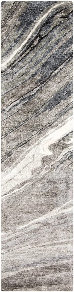 Surya Gemini Gmn-4052 Charcoal / Gray / Light Gray Rugs.