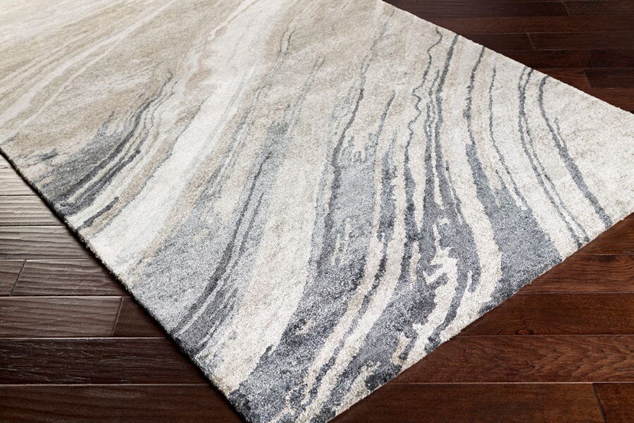 Surya Gemini Gmn-4052 Charcoal / Gray / Light Gray Rugs.