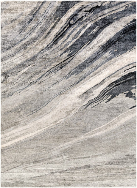 Surya Gemini Gmn-4052 Charcoal / Gray / Light Gray Rugs.