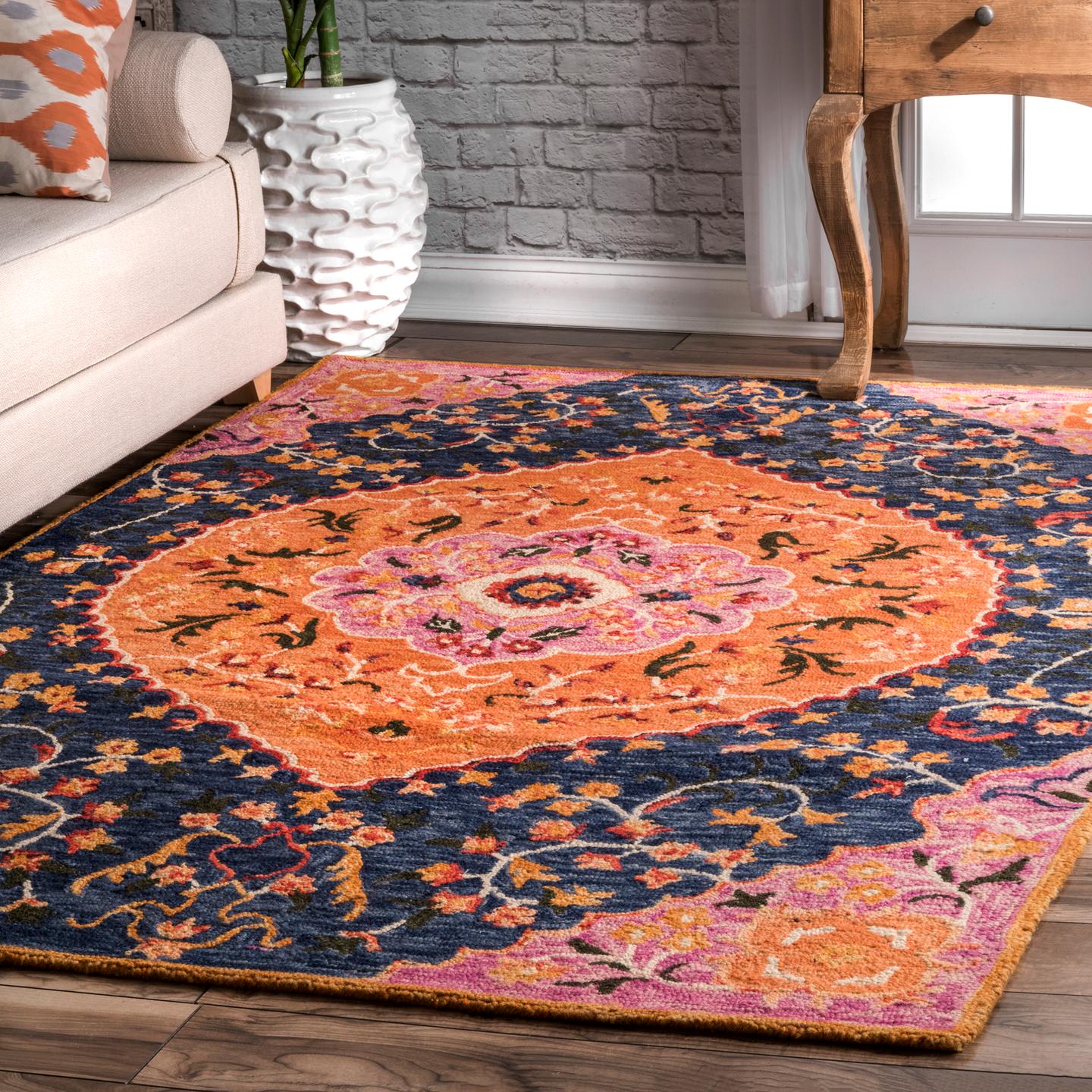 Nuloom Serafina Bohemian Nse3065A Orange Area Rug