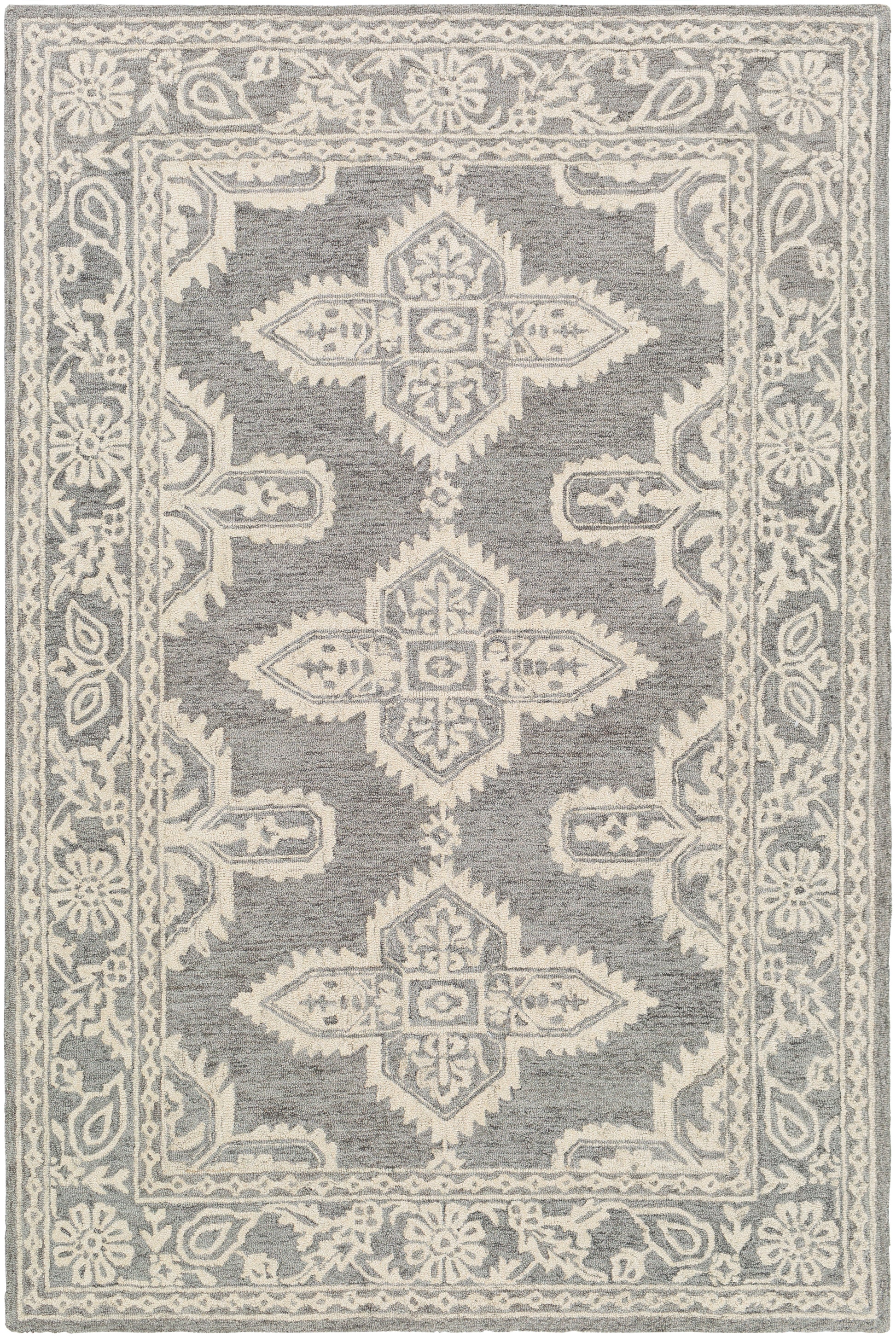 Surya Granada Gnd-2302 Gray, Light Beige Area Rug