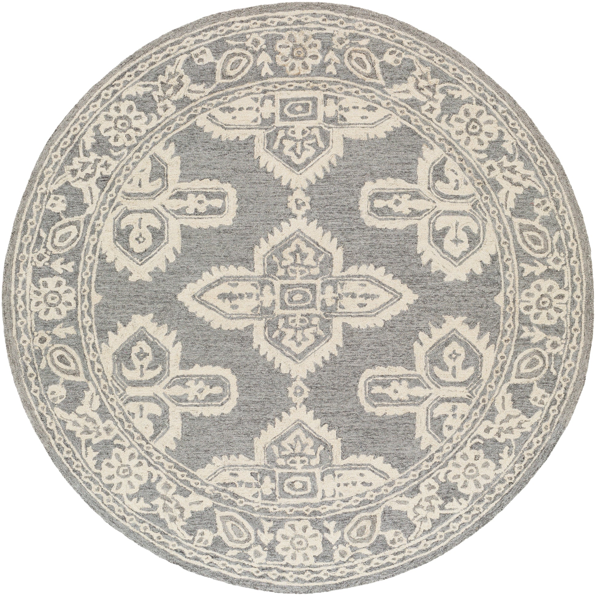 Surya Granada Gnd-2302 Gray, Light Beige Area Rug