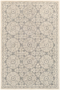 Surya Granada Gnd-2304 Gray, Light Beige Area Rug