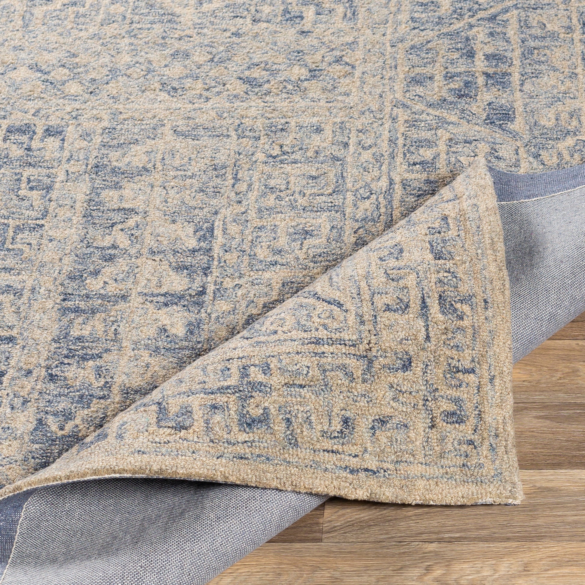 Surya Granada Gnd-2318 Dark Blue, Denim, Khaki Area Rug