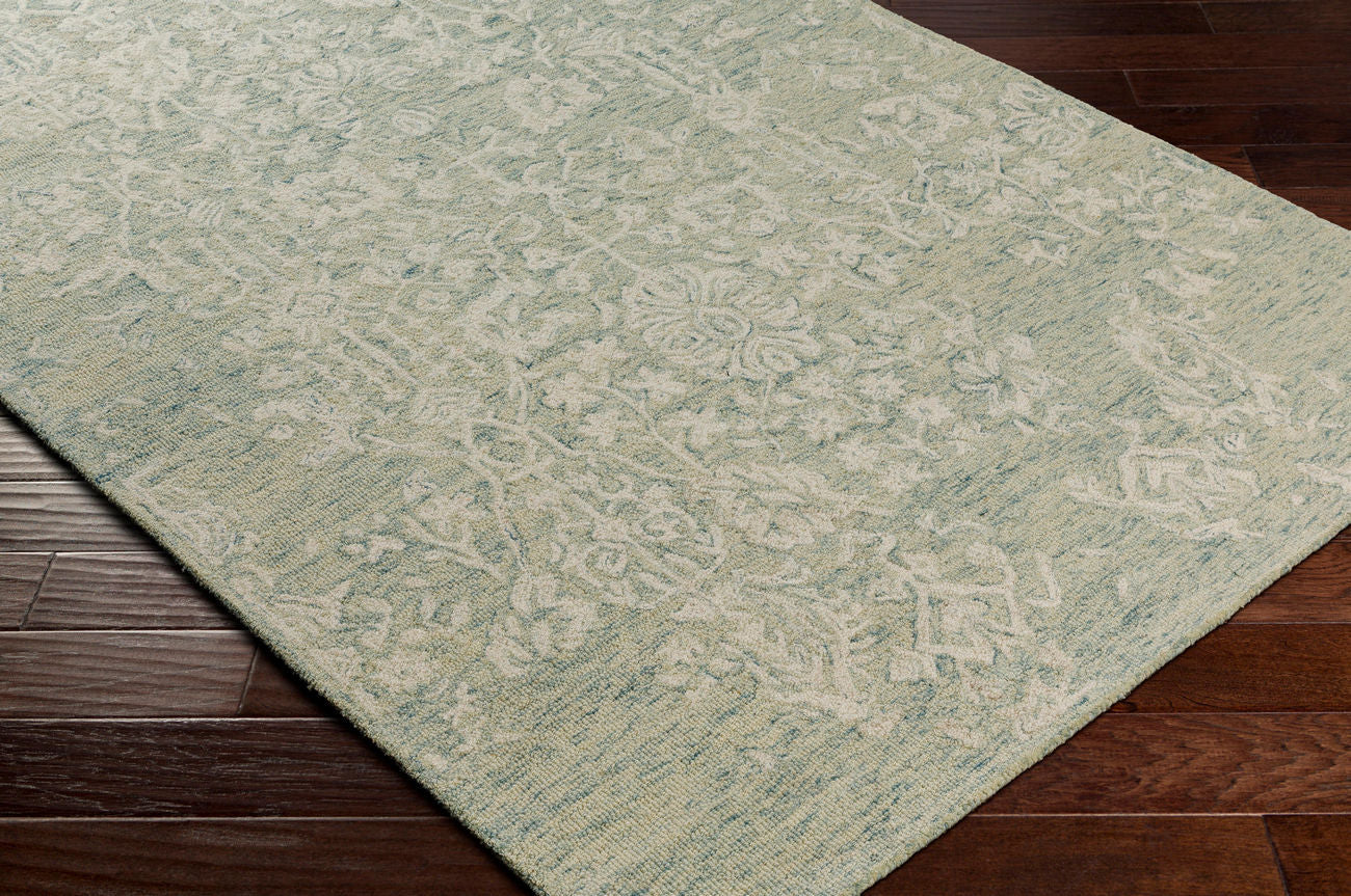 Surya Granada Gnd-2333 Teal, Light Green, Cream Area Rug