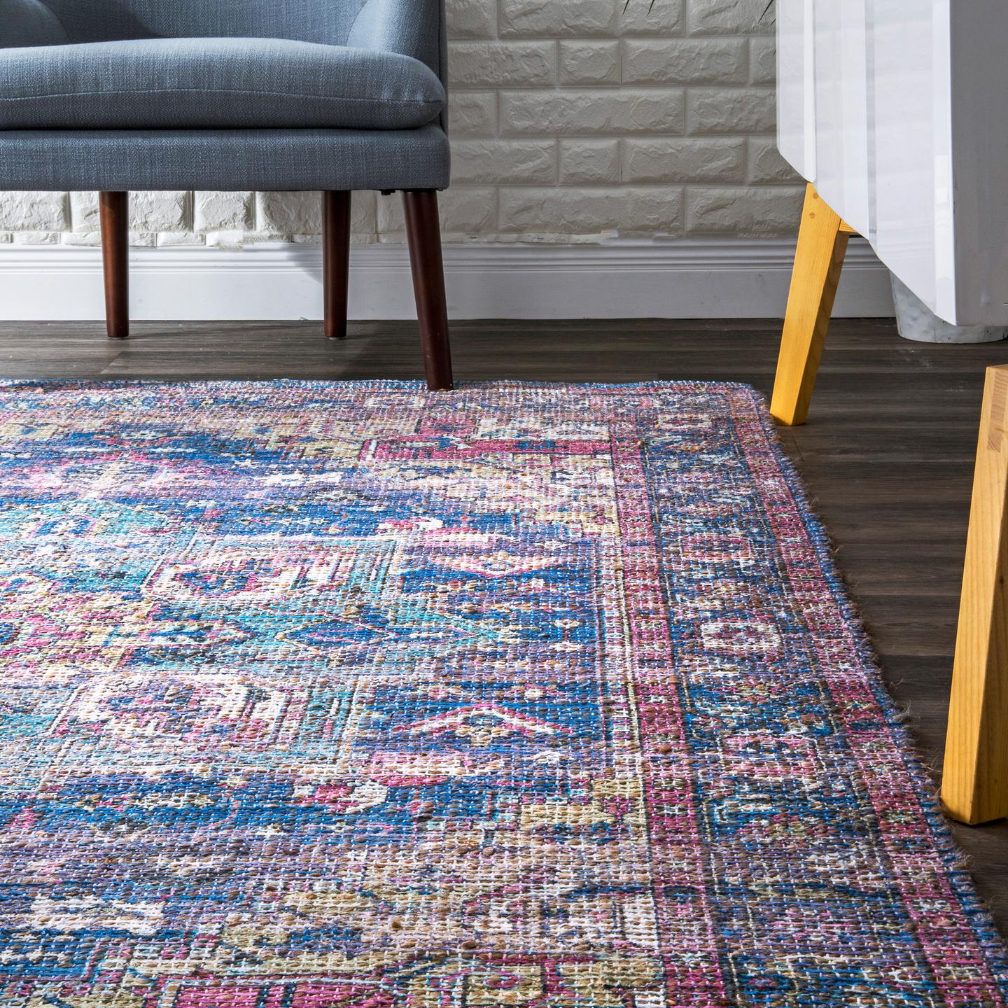 Nuloom Melinda Nme3436A Blue Area Rug