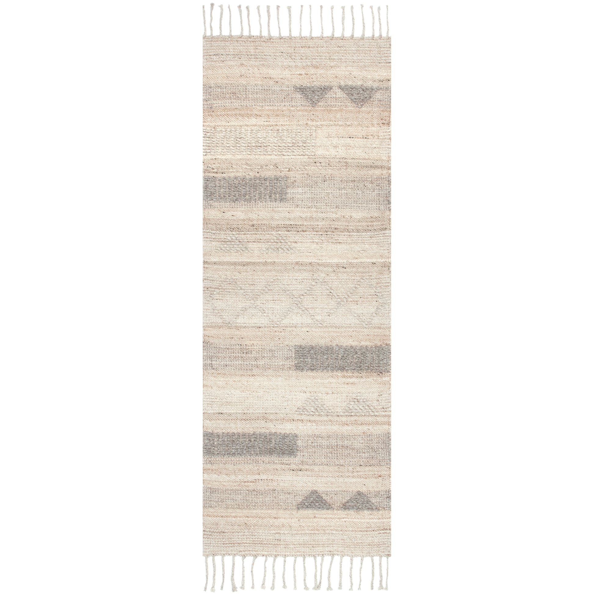 Nuloom Geometric Stripes Nge1408A Beige Area Rug