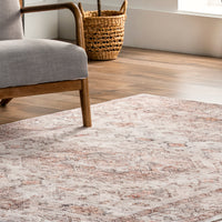 Nuloom Parisa Bordered Npa1988B Peach Area Rug