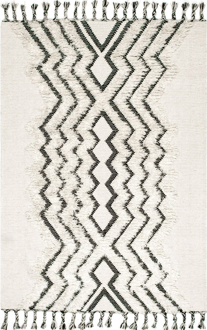 Nuloom Zariah Chevrons Nza3322A Ivory Area Rug