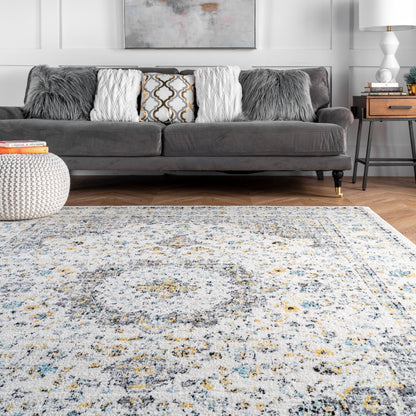 Nuloom Verona Persian Nve3109F Gray Area Rug