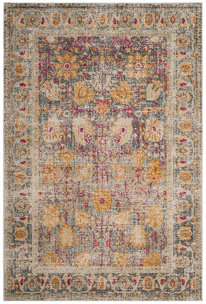 Safavieh Granada Gra350B Light Grey / Multi Vintage / Distressed Area Rug