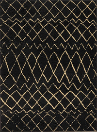 Nourison Grafix Grf04 Black Moroccan Area Rug