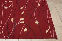 Nourison Grafix Grf15 Red Floral / Country Area Rug