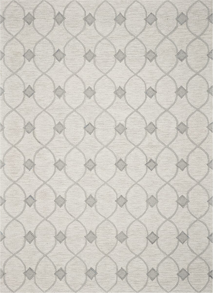 KAS Gramercy 1636 Gibson Ivory Geometric Area Rug