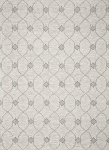 KAS Gramercy 1636 Gibson Ivory Geometric Area Rug