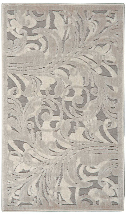 Nourison Graphic Illusions Gil01 Grey / Camel Area Rug