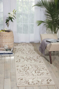 Nourison Graphic Illusions Gil01 Grey / Camel Area Rug