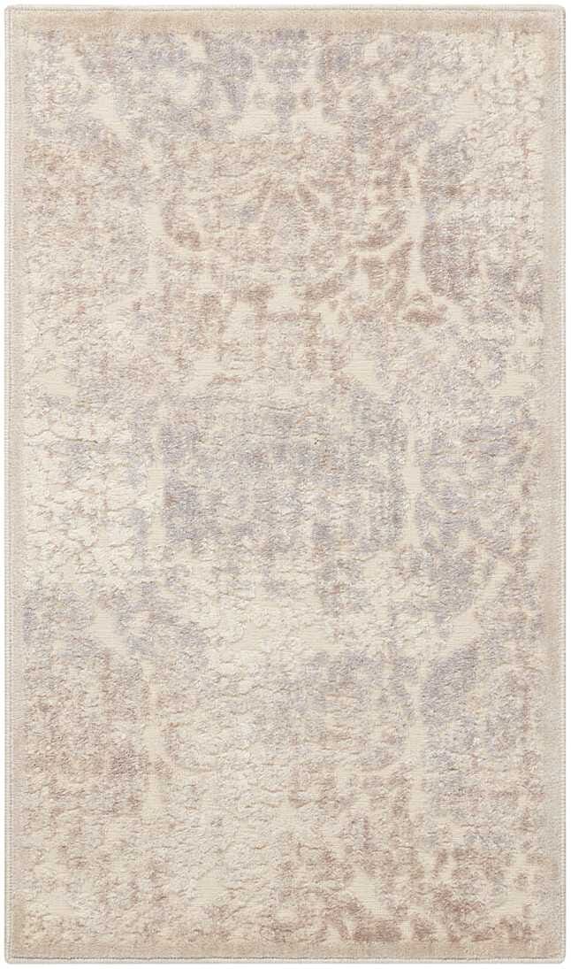 Nourison Graphic Illusions Gil09 Ivory Damask Area Rug