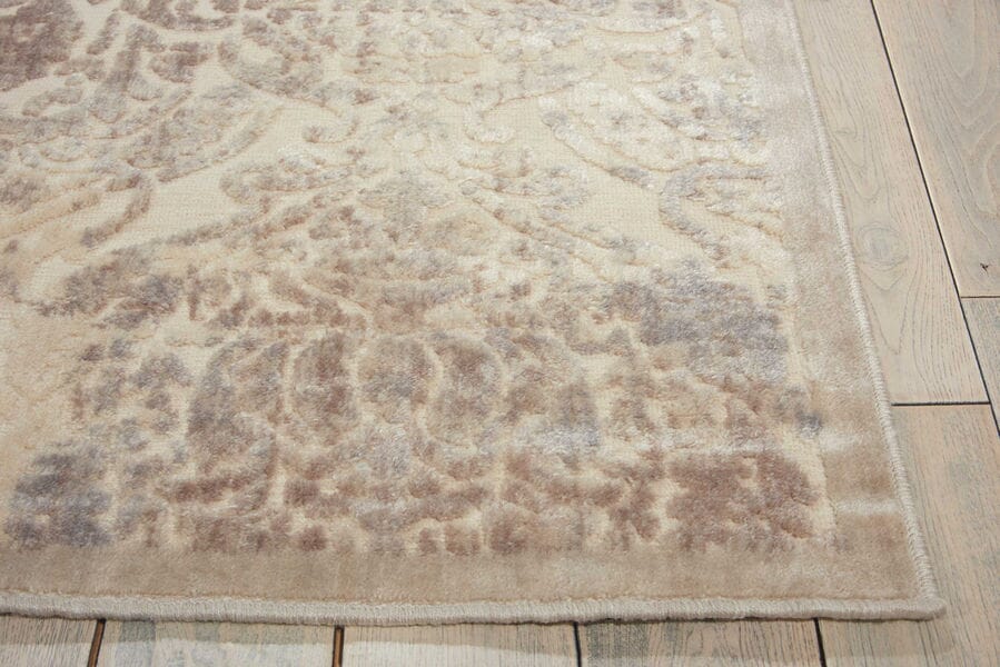 Nourison Graphic Illusions Gil09 Ivory Damask Area Rug