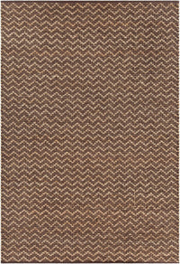 Chandra Grecco Gre-51201 Brown Natural Fiber Area Rug