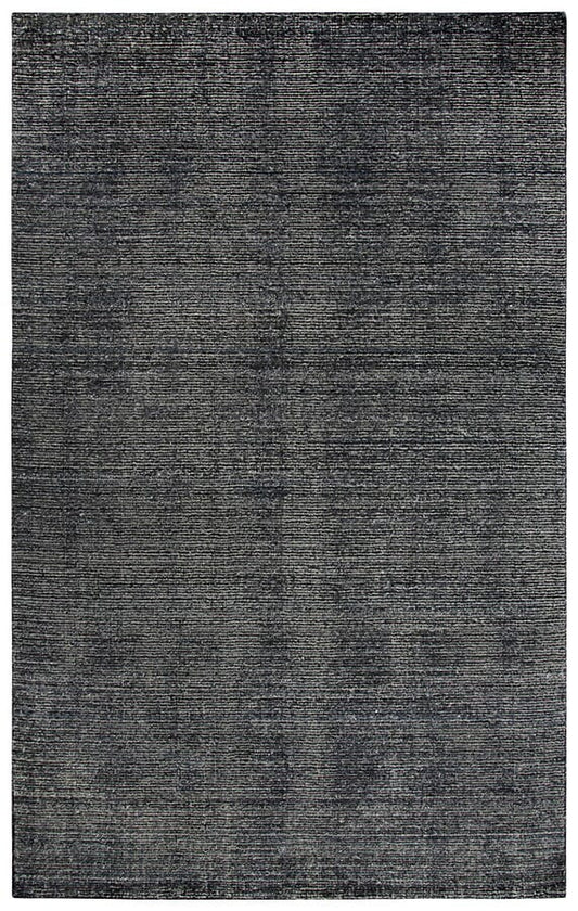 Rizzy Grand Haven Gh724A Black, Charcoal Solid Color Area Rug