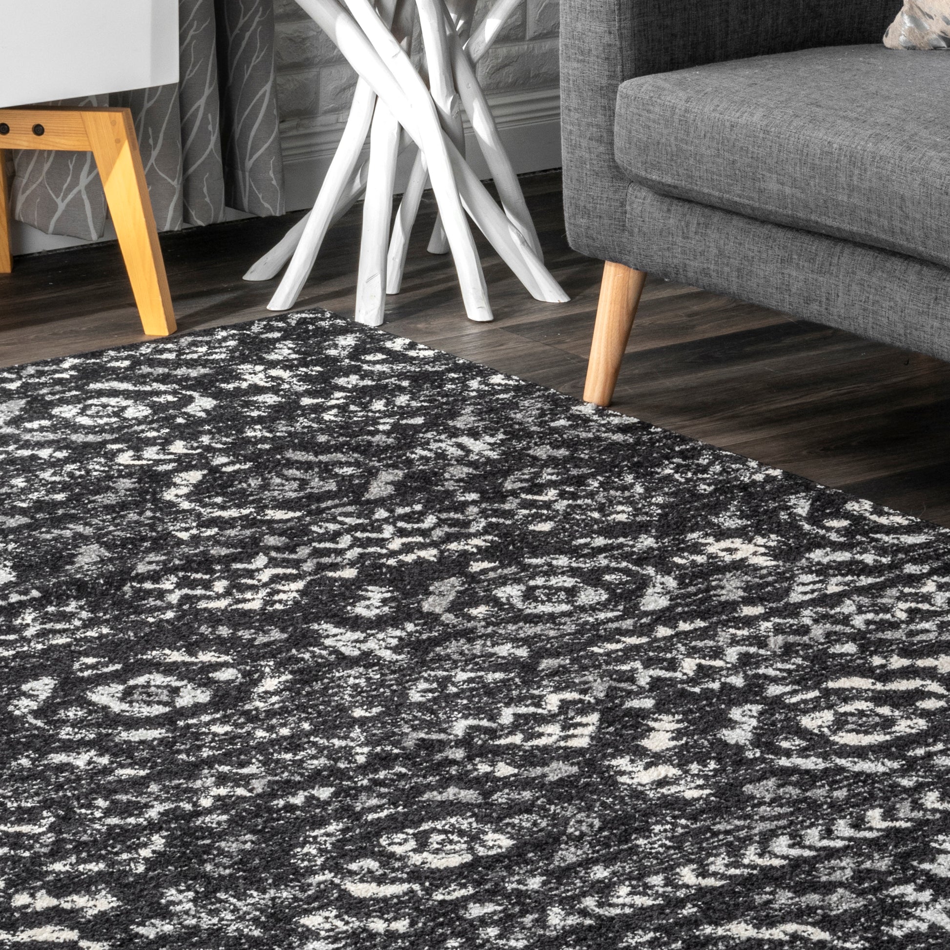 Nuloom Nox Tribal Nno1749A Black Area Rug