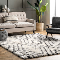 Nuloom Bristowe And Fluffy Nbr1862A Beige Area Rug