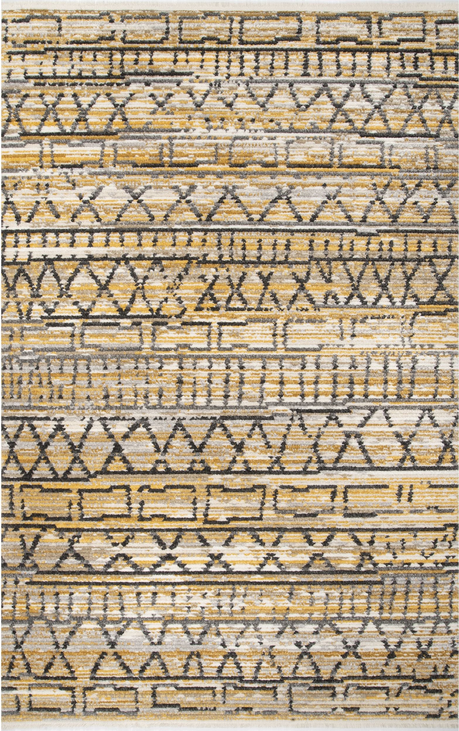 Nuloom Maisie Banded Tribal Nma1589A Beige Area Rug