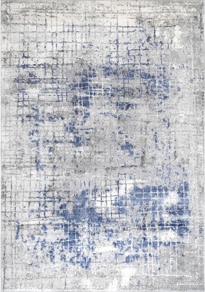 Nuloom Georgie Grid Nge3096A Light Gray Area Rug