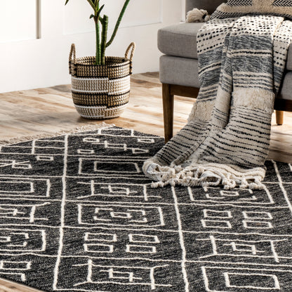 Nuloom Cheryl Trellis Nch2066A Gray Area Rug