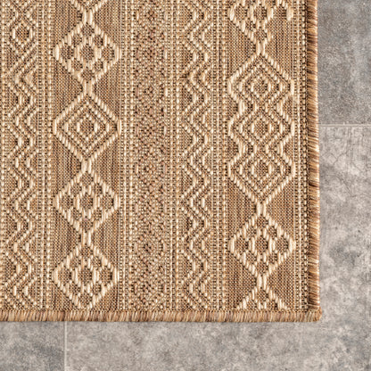 Nuloom Devon Striped Nde1792A Beige Area Rug