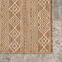 Nuloom Devon Striped Nde1792A Beige Area Rug