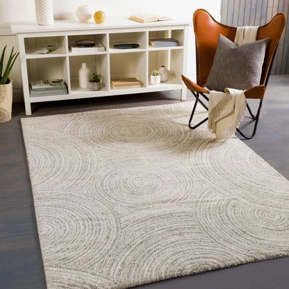 Surya Gavic Gvc-2305 Cream, Beige, Light Gray, Taupe Area Rug