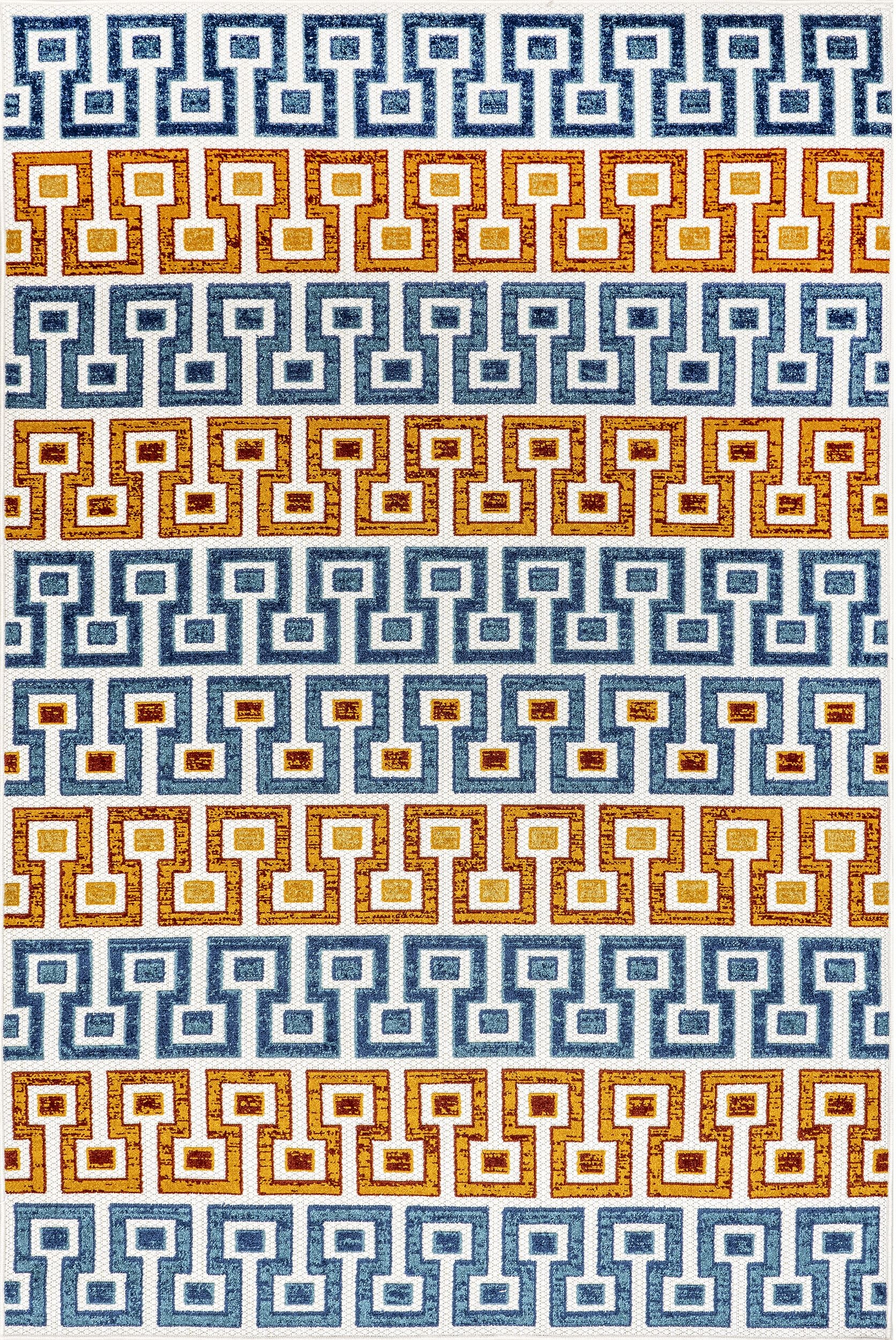 Nuloom Rochel Mediterranean Nro2651A Blue Area Rug