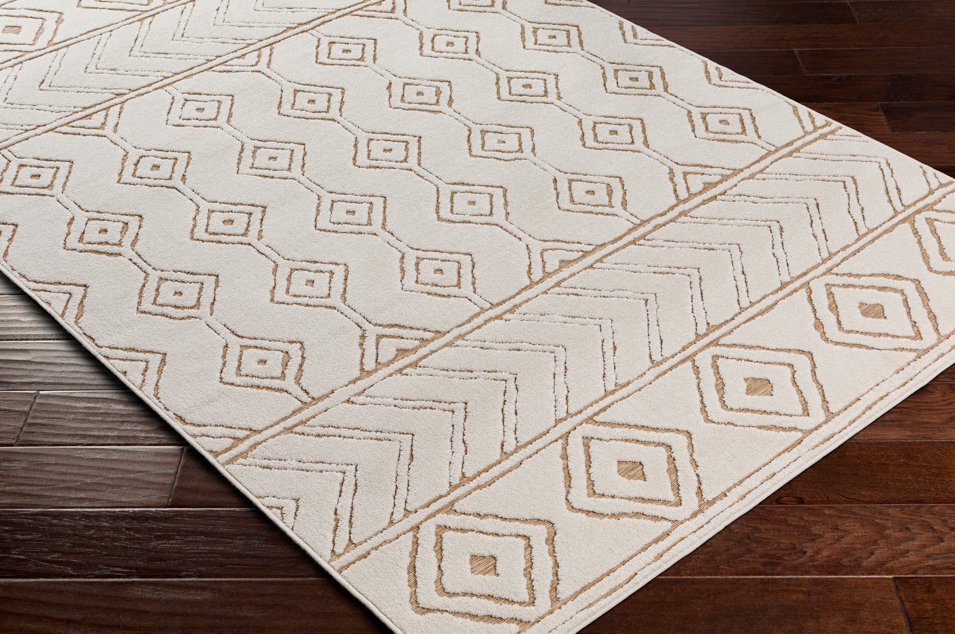 Surya Greenwich Gwc-2327 Tan & Ivory Area Rug