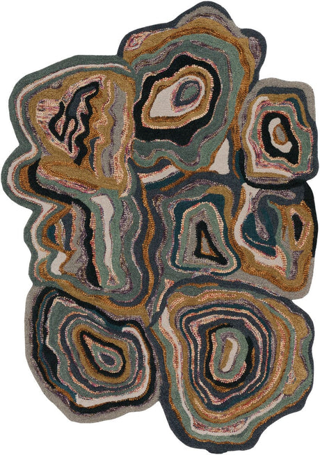 Surya Gypsy Gyp-201 Khaki Green / Laurel Green Rugs.