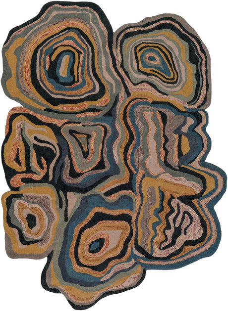 Surya Gypsy Gyp-201 Khaki Green / Laurel Green Rugs.