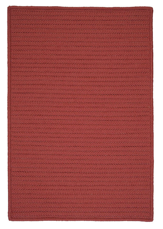 Colonial Mills Simply Home Solid H104 Terracotta / Red / Pink Solid Color Area Rug