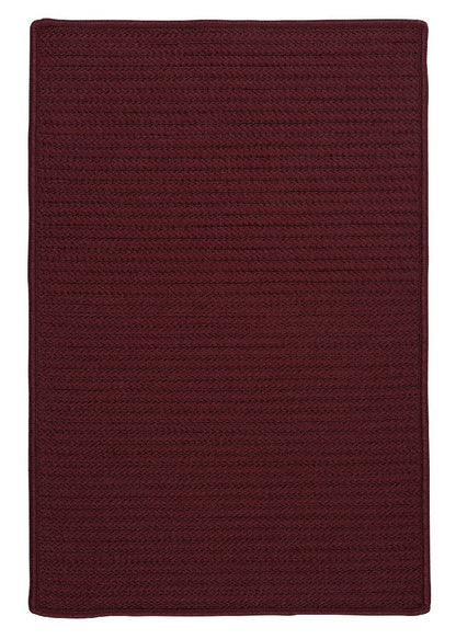 Colonial Mills Simply Home Solid H116 Corona / Red Solid Color Area Rug