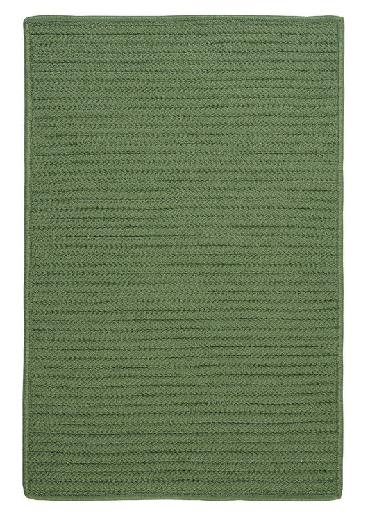 Colonial Mills Simply Home Solid H123 Moss Green / Green Solid Color Area Rug