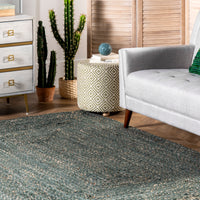 Nuloom Otelia Denim Not1415C Green Area Rug